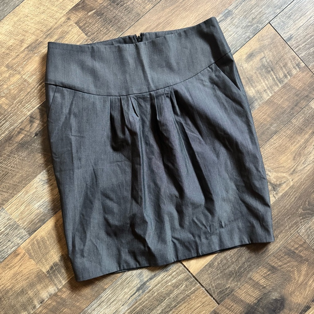 Express Design Studio Charcoal Skirt